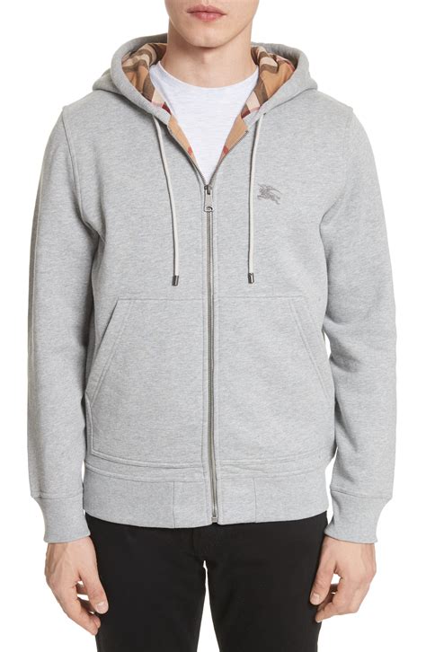 burberry zip up hoodie